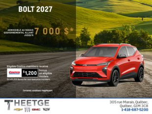 Procurez-vous le Chevrolet Bolt 2027