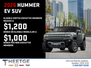 The 2026 GMC Hummer EV SUV