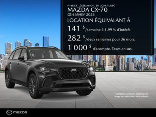 Procurez-vous le Mazda Cx-70 Hybride Léger 2026