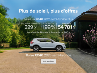 Le Volvo XC40 semi-hybride 2025