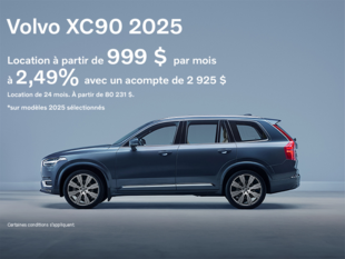 Le Volvo XC90 Semi-hybride 2025
