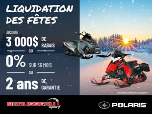 Liquidation des fêtes!