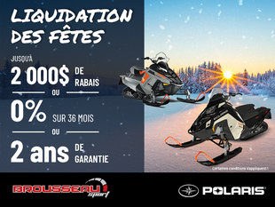 Liquidation des fêtes!