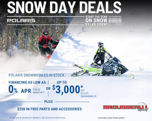 Polaris Snowmobiles In Stock