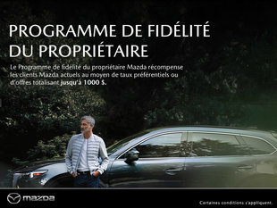 Programme de fidélité du propriétaire Mazda
