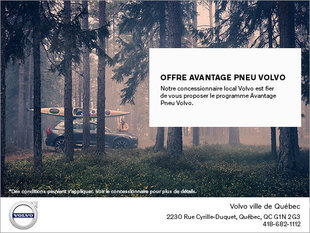 Avantage pneu Volvo