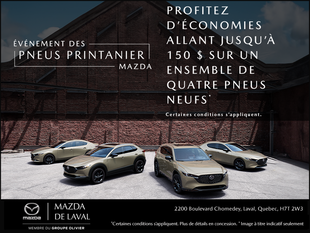 L'événement des Pneus Printanier de Mazda