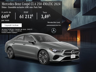 Mercedes-Benz CLA 250 4MATIC Coupé 2024