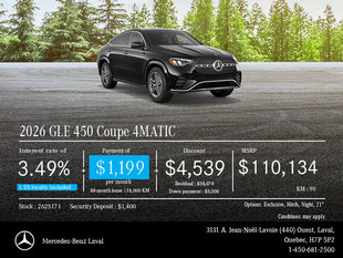 2026 GLE 450 Coupe 4MATIC
