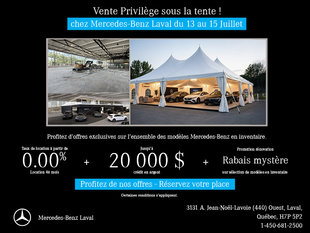 Vente Privilège sous la tente !