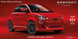 SAVE BIG! LEASE 2024 FIAT 500e (RED) $71/WEEK