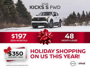 The 2026 Nissan Kicks S