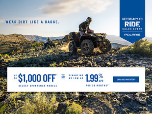 Get Ready to Ride Sales Event  ATV