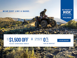 Get Ready to Ride Sales Event  ATV
