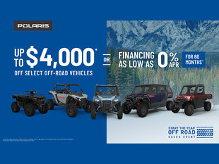 Start The Year Off-Road Sales Event