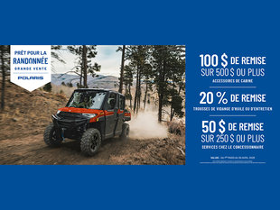 Événement de vente Prêt pour la Randonnée PGA