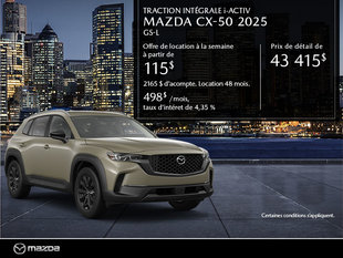 Mazda CX-50 neuf en promotion à Montréal