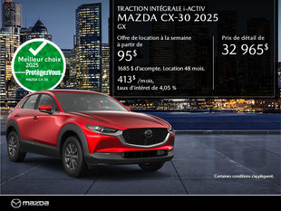 Mazda CX-30 neuf en promotion à Montréal