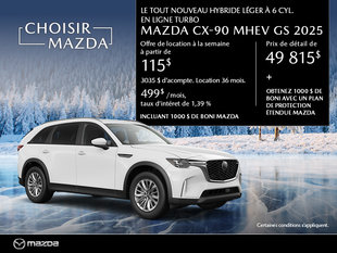 Mazda CX-90 neuf en promotion à Montréal