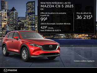 Mazda CX-5 neuf en promotion à Montréal