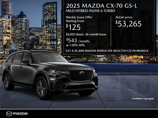New Mazda CX-70 Deals in Montreal