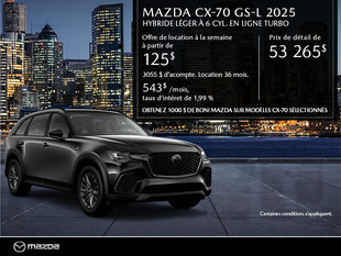 Mazda CX-70 neuf en promotion à Montréal
