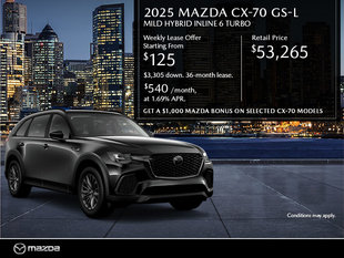New Mazda CX-70 Deals in Montreal