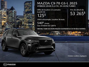 Mazda CX-70 neuf en promotion à Montréal