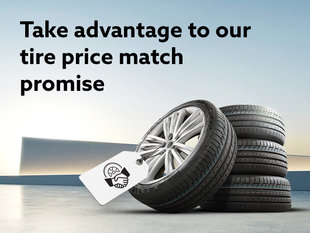 Take advantage to our tire price match promise