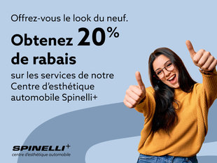 Obtenez un rabais de 20 % à notre centre d'esthétique Spinelli+