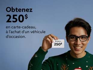 Obtenez une carte-cadeau Spinelli de 250$ à l'achat d'un véhicule d'occasion
