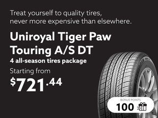 Take advantage of offers on all-season tires sets