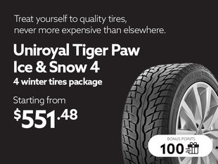 Take advantage of offers on winter tires sets