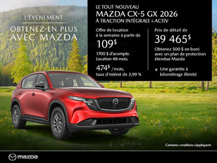 Le tout nouveau Mazda CX-5 2026