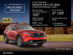 Le tout nouveau Mazda CX-5 2026