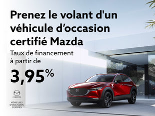 Prenez le volant d'un véhicule d’occasion certifié Mazda
