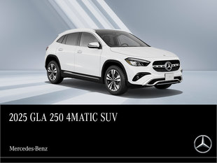 2025 GLA 250 SUV<br>- 24-month Lease at 3.99%*<br>- Up to 1% Loyalty Reduction Available^