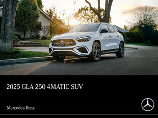 2025 GLA 250 SUV<br>- 48-month Lease at 3.99%*<br>- Up to 1% Loyalty Reduction Available^<br>- $2,000 Lease/Finance Support**