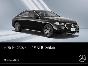 2025 E 350 Sedan<br>- 24-month Lease at 6.99%*<br>- 1% Loyalty Rate Reduction available^