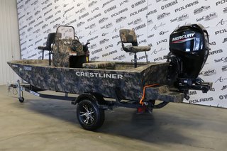 2023 Crestliner 1660 + MERCURY 40 HP A JET & remorque