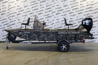2023 Crestliner 1660 + MERCURY 40 HP A JET & remorque