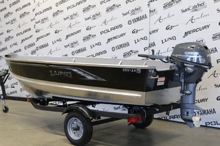 2025 LUND CHALOUPE SSV-14 + YAMAHA 20 HP & remorque (20 POUCES)