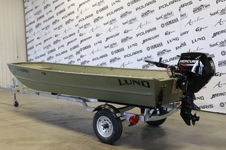 2025 LUND JON BOAT Z1440M + MERCURY 20 HP & remorque