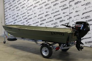 LUND JON BOAT Z1440M + MERCURY 20 HP & remorque 2025