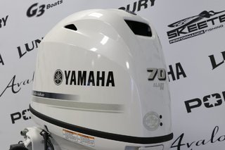 2025 Yamaha F70LA2 BLANC, LONG (20 POUCES)