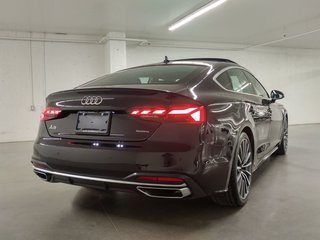 Audi A5 Sportback KOMFORT QUATTRO TOIT PANO | ANGLE MORT | CARPLAY 2023 à Laval, Québec - 4 - w320h240px