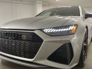 2025 Audi RS 6 Avant PERFORMANCE DYNAMIC PACK|RED CALIPER|CARBON MATTE in Laval, Quebec - 6 - w320h240px