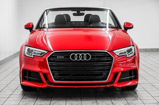 2018 Audi A3 Cabriolet PROGRESSIV S-LINE PREMIUM PKG in Laval, Quebec - 2 - w320h240px
