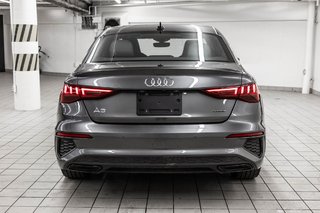 Audi A3 Sedan PROGRESSIV S-LINE BLACK OPTIC 2023 à Laval, Québec - 5 - w320h240px