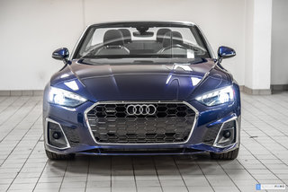 2022  A5 Cabriolet PROGRESSIV, COMFORT SEATS, ADVANCED DRIVER ASSIST in Laval, Quebec - 4 - w320h240px